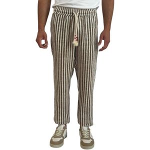 Saint Barth, Heren, Broeken, Beige, Maat: S