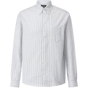 A.p.c., Heren, Overhemden, Veelkleurig, Maat: L Katoen,