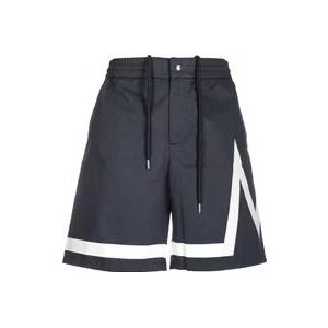 Moncler Shorts en Bermuda , Black , Heren , Maat: 2XL