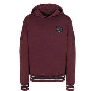 Armani Exchange, Heren, Sweatshirts & Hoodies, Rood, Maat: XL