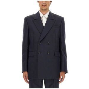 Alexander McQueen, Heren, Jassen, Blauw, Maat: XL
