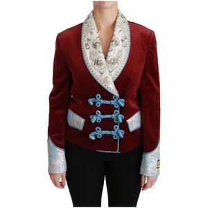 Dolce & Gabbana, Dames, Jassen, Rood, Maat: M