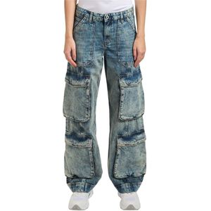 KARL LAGERFELD - Cargojeans - Blauw - Denim