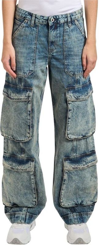 KARL LAGERFELD - Cargojeans - Blauw - Denim