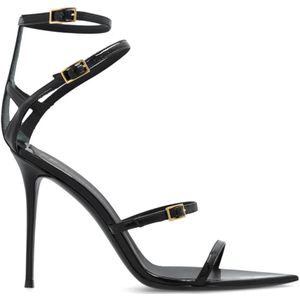 Giuseppe Zanotti, Dames, Schoenen, Zwart, Maat: 40 EU Leer,
