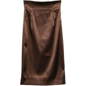 Dolce & Gabbana, Dames, Rokken, Bruin, Maat: XS