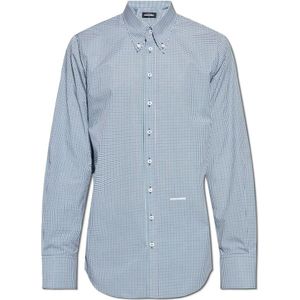 Dsquared2, Heren, Overhemden, Veelkleurig, Maat: M Katoen,