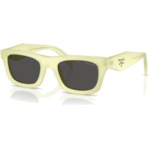 Prada, Dames, Accessoires, Geel, Maat: 50 MM Polyamide,