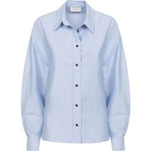 Âme Antwerp - Mason Oxford - Blouse - Lichtblauw