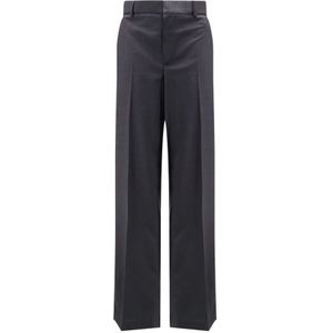 Gucci, Dames, Broeken, Zwart, Maat: XS Wol,