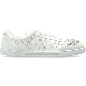 Dolce & Gabbana, Dames, Schoenen, Wit, Maat: 37 EU Leer,
