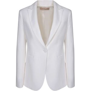 Blanca Vita, Dames, Jassen, Wit, Maat: XS Leer,