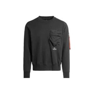 Parajumpers Sweatshirts , Black , Heren , Maat: XL