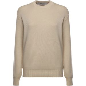 Golden Goose, Dames, Truien, Beige, Maat: XS Katoen,