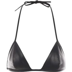 Rick Owens, Dames, Badkleding, Zwart, Maat: XS Leer,