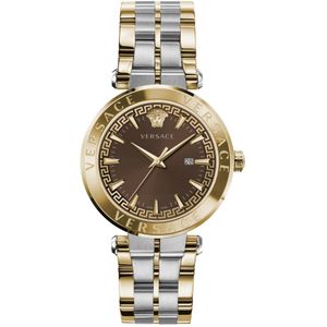 Versace Aion Roestvrijstalen Herenhorloge , Yellow , Heren , Maat: ONE Size