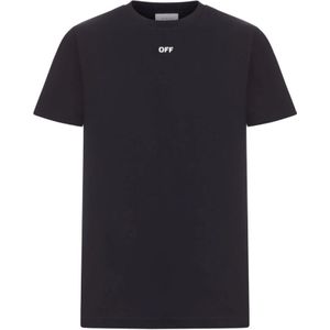 Off White, Heren, Tops, Zwart, Maat: S Katoen,