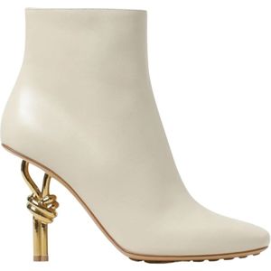 Bottega Veneta, Dames, Schoenen, Beige, Maat: 37 1/2 EU Leer,