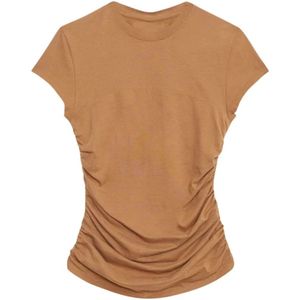 Isabel Marant, Dames, Tops, Beige, Maat: S Katoen,
