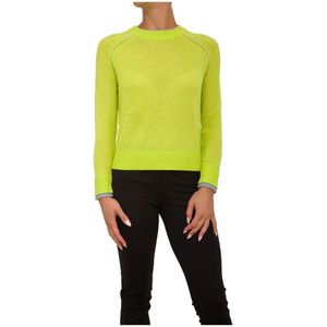 Nenette, Dames, Truien, Groen, Maat: L Kasjmier,