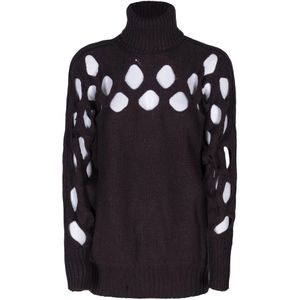 Circus Hotel, Dames, Truien, Zwart, Maat: 2XS Kasjmier,