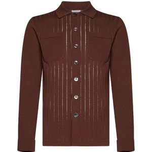 Malo, Heren, Truien, Bruin, Maat: XL Katoen,