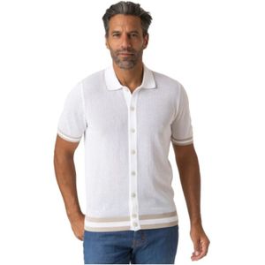 Gran Sasso, Heren, Truien, Wit, Maat: XL Katoen,