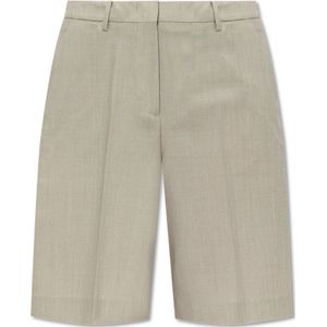 Golden Goose, Dames, Korte broeken, Grijs, Maat: 2XS Wol,