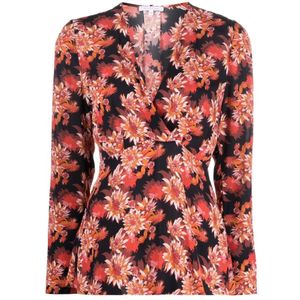 Patrizia Pepe, Dames, Blouses & Shirts, Veelkleurig, Maat: L