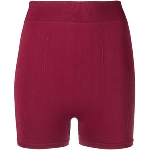Rick Owens, Dames, Korte broeken, Roze, Maat: S Spandex,