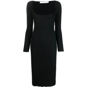 Iro, Dames, Jurken, Zwart, Maat: L Zijde,