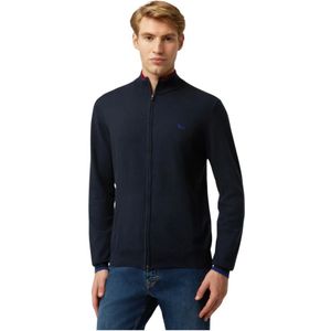 Harmont & Blaine, Heren, Truien, Blauw, Maat: M Katoen,