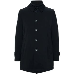 Herno, Heren, Mantels, Blauw, Maat: XL Polyamide,