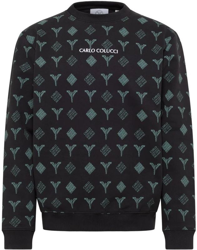 Carlo Colucci, Heren, Sweatshirts & Hoodies, Veelkleurig, Maat: XS Katoen,