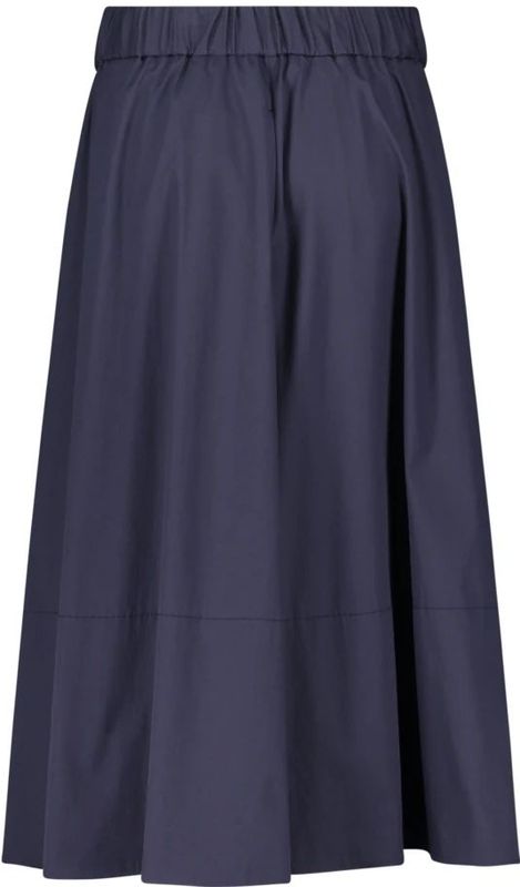 ROBE LÉGÈRE - Midirok - Katoenmix - Licht uitlopend model - Plooien