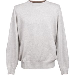 Brunello Cucinelli, Heren, Truien, Grijs, Maat: 3XL