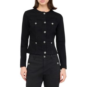 Liu Jo, Dames, Jassen, Zwart, Maat: XS Denim,
