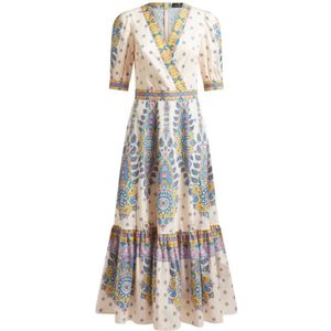 Etro, Dames, Jurken, Veelkleurig, Maat: M Katoen,