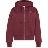 Calvin Klein, Dames, Sweatshirts & Hoodies, Rood, Maat: 2XS Katoen,