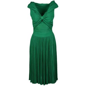Antonino Valenti, Dames, Jurken, Groen, Maat: S Viscose,