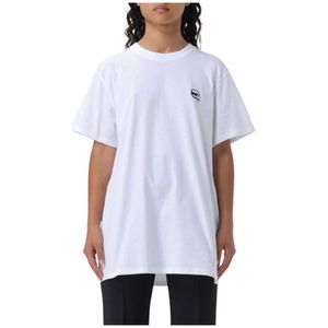 Karl Lagerfeld, Dames, Tops, Wit, Maat: L