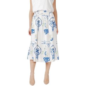 Ichi, Dames, Rokken, Veelkleurig, Maat: XL Viscose,