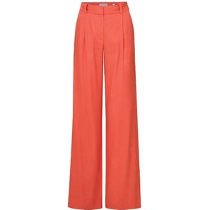 Veronica Beard, Dames, Broeken, Rood, Maat: XL Linnen,