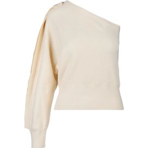 Max Mara, Dames, Blouses & Shirts, Beige, Maat: L Viscose,