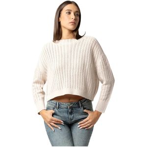 Kocca, Dames, Truien, Beige, Maat: L Katoen,