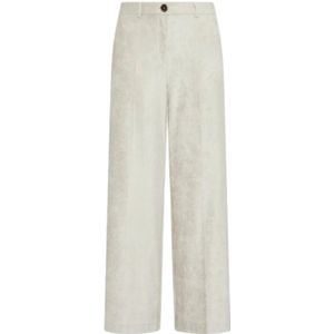 Marella, Dames, Broeken, Wit, Maat: XS Jersey,