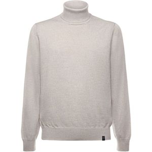 Fay, Heren, Truien, Grijs, Maat: M Wol,