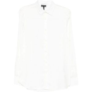 Emporio Armani, Heren, Overhemden, Wit, Maat: S