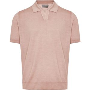 Canali, Heren, Tops, Roze, Maat: 2XL Zijde,