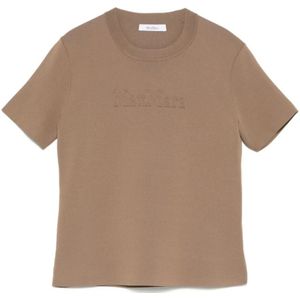 Max Mara, Dames, Tops, Bruin, Maat: M